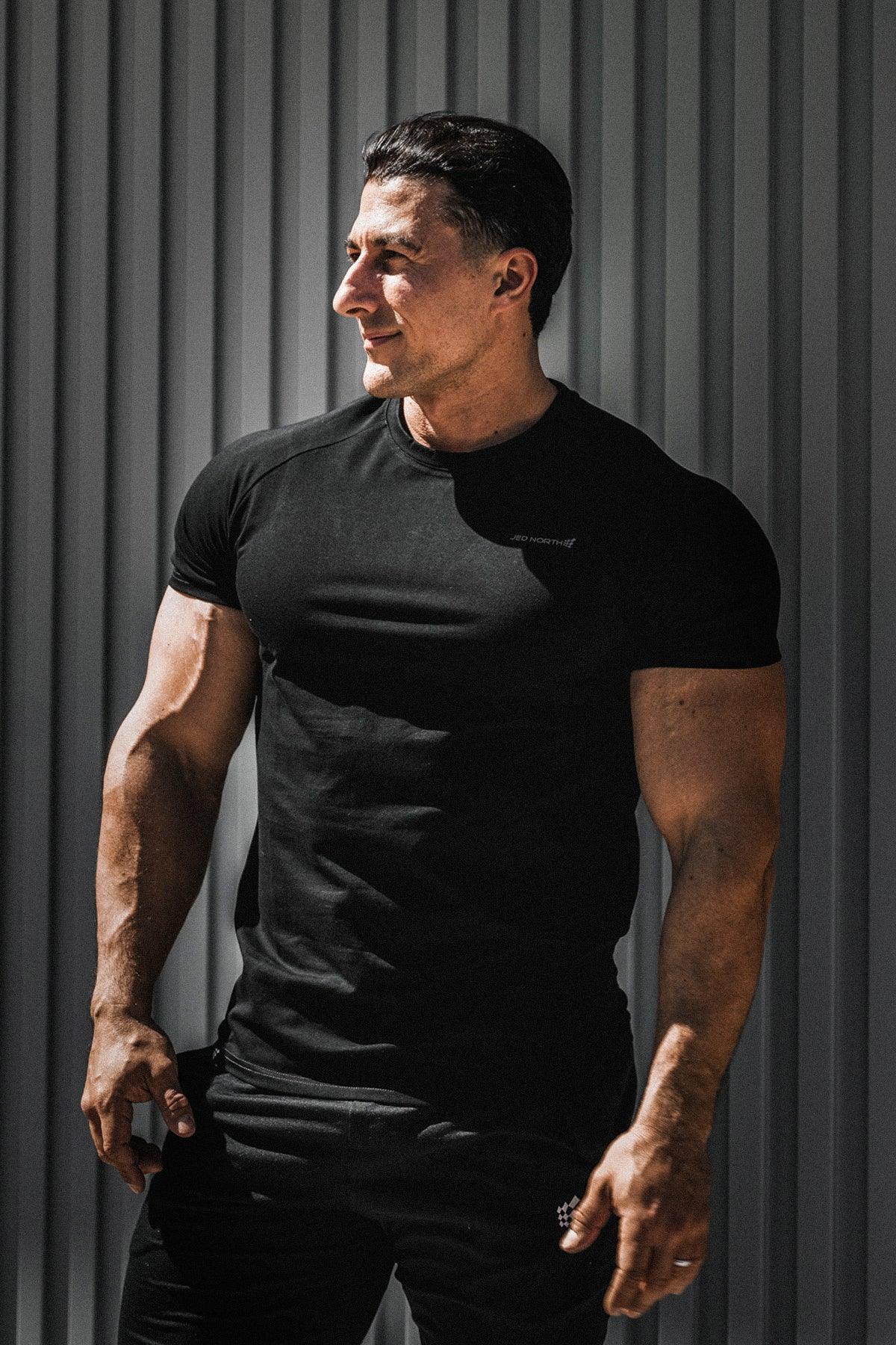 Titan Muscle Fit T-Shirt - Noir – Jed North