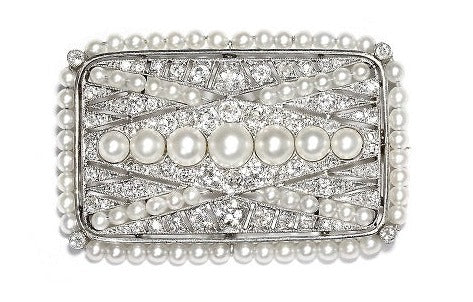 k18 ヴィクトリアン オールドマインカットダイヤモンド＆シードパール