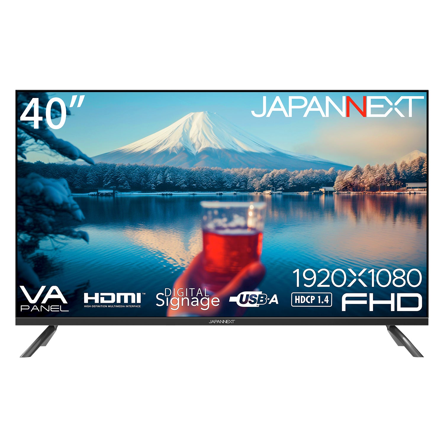 JAPANNEXT 40インチ VAパネル搭載 大型フルHD液晶モニター JN-V40TFHD