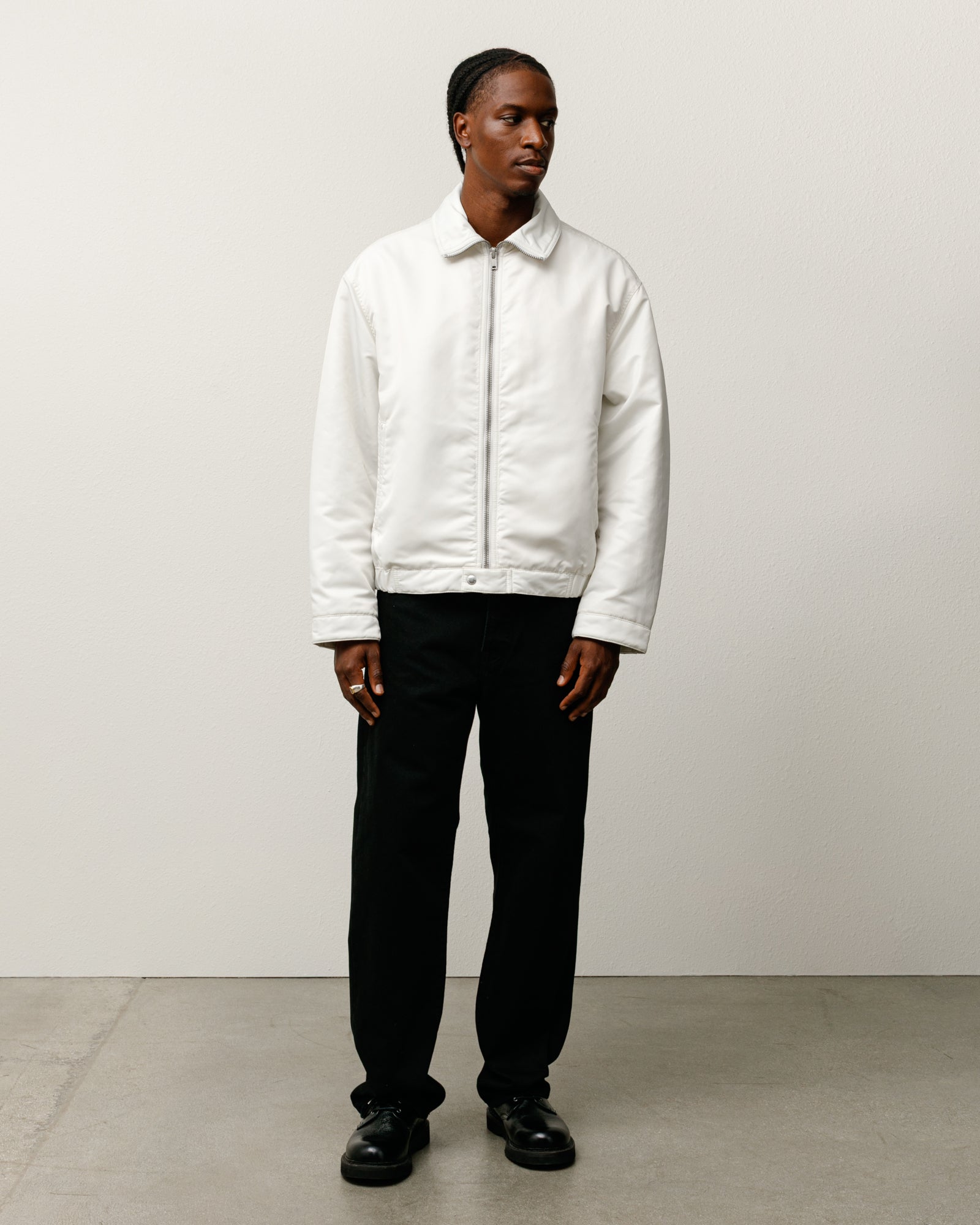 Pile Lined Zip Jacket – Bone | Outerwear | Stüssy Japan