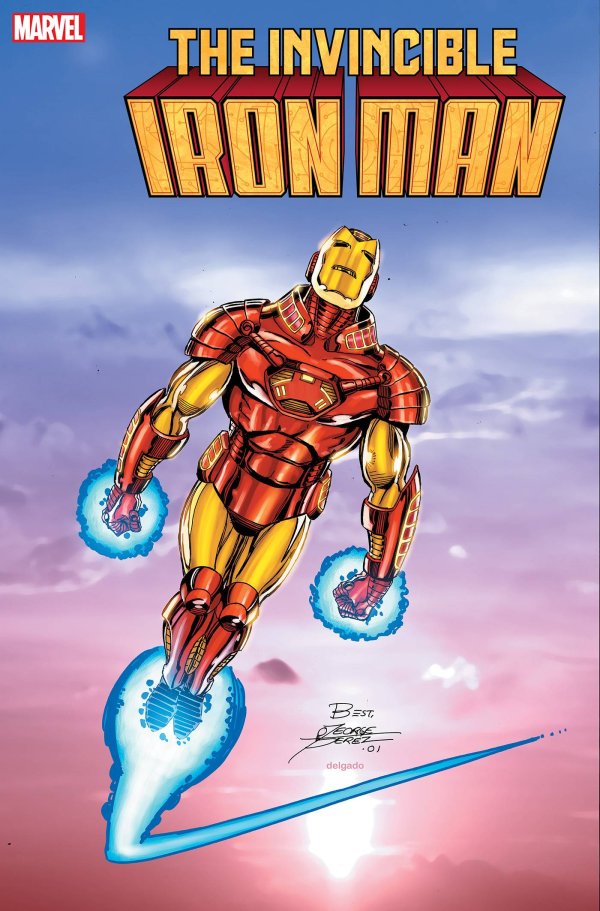Iron Man: Invincible Issue #8 LGY#658 July 2023 Cover Perez