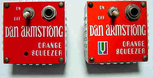 Dan armstrong ORANGE SQUEEZER徹底比較