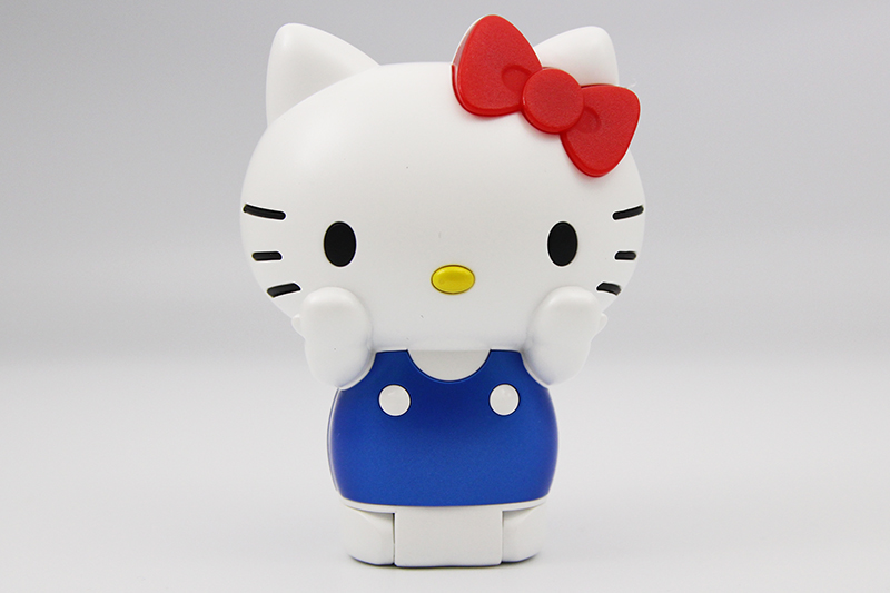 ハローキティフォン」ファーストインプレッション] 形はキワモノだが