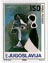 4616 外国切手 チェコスロバキア 1981年 パブロ・ピカソの名作 凹版