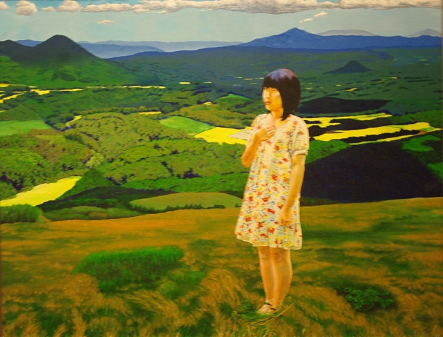 油彩画 「妙高山・春」鳥居敏文 鳥居敏文 「 妙高の春 」 リトグラフ