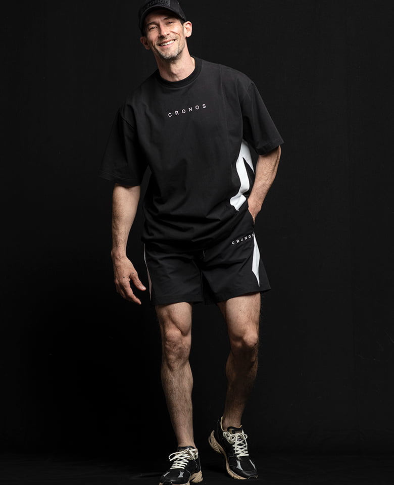 CRONOS Tシャツ CRONOS クロノス Tシャツ デカロゴ ゆるだぼ バック