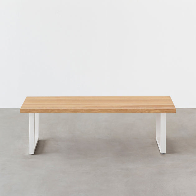 KANADEMONO THE LOW TABLE ラバーウッド アッシュグレー THE LOW TABLE