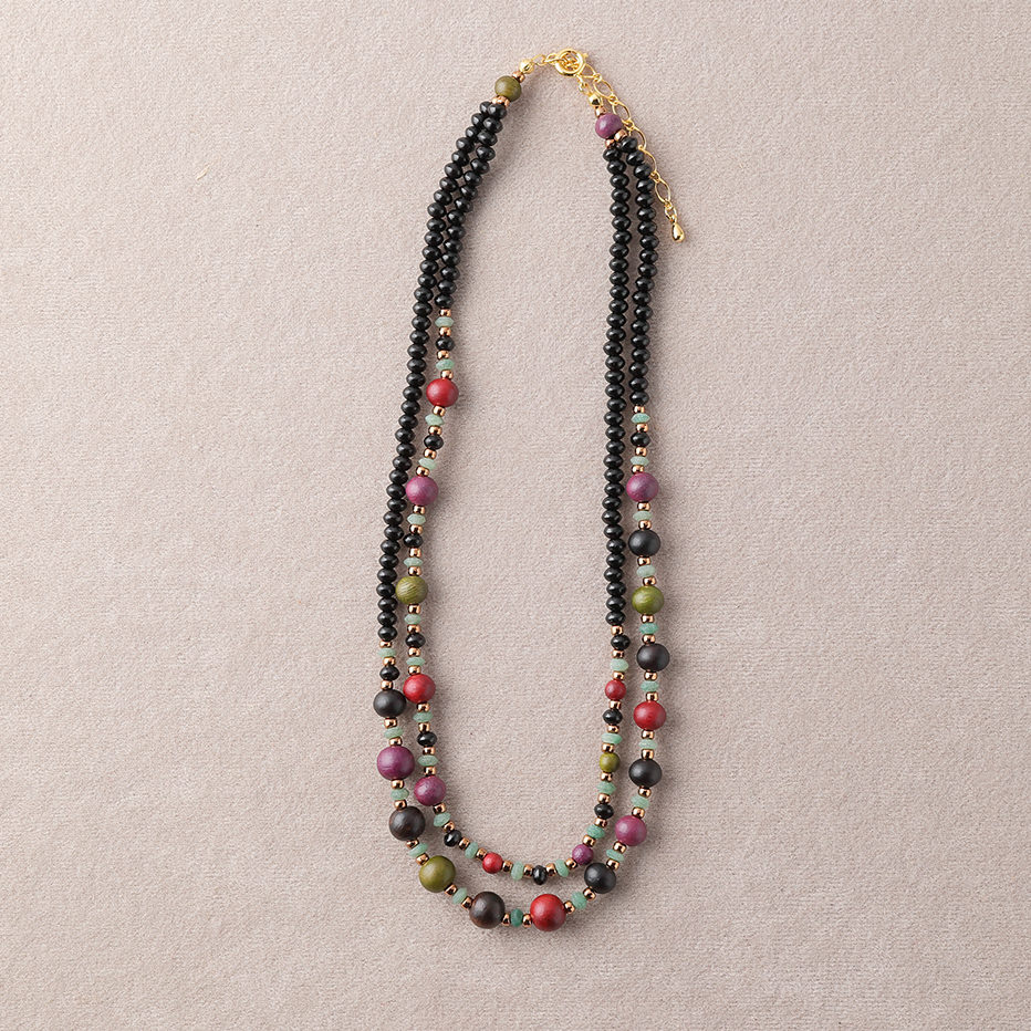 ネックレス｜株式会社カワサキ 伝統の木玉製造 滋賀県近江八幡市の数珠