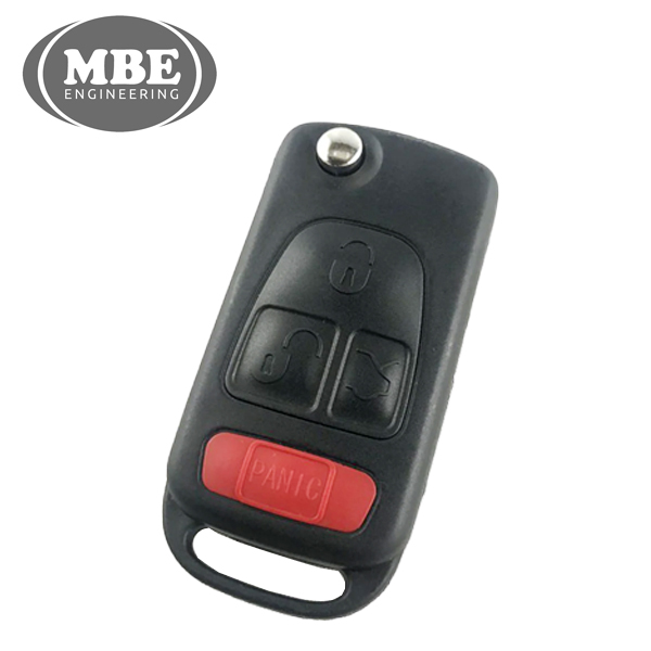 MBE - 1997–2005 Mercedes ML W163 M-Class / 4-Buttons Flip Key For