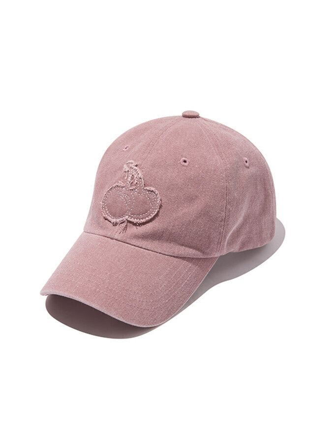 ピグメントダイベースボールキャップ【ピンク】