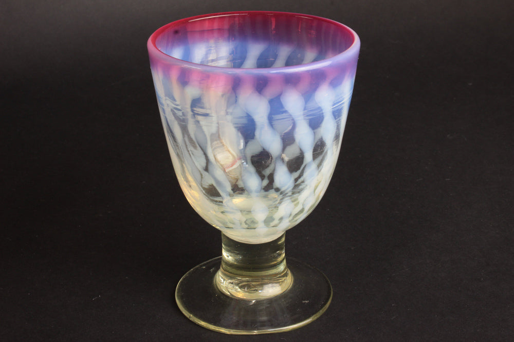 明治後期～大正 五輪花色吹雪文小鉢 氷コップ 明治後期～大正 五輪花色