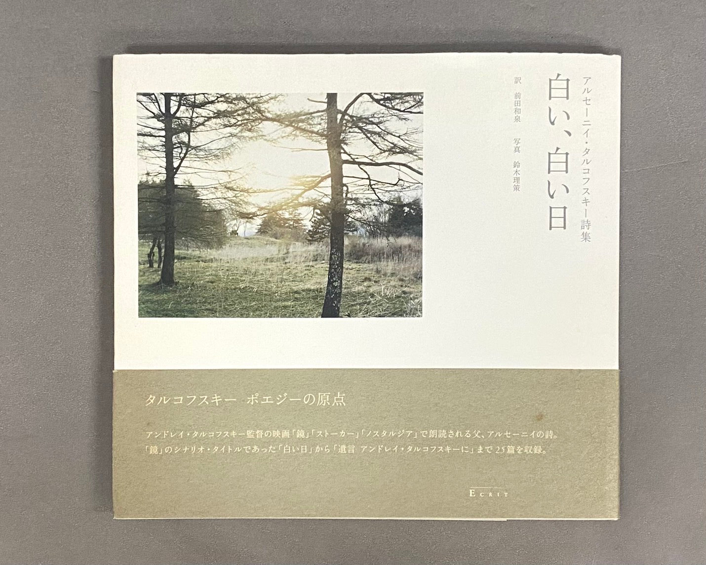 白い、白い日 : アルセーニイ・タルコフスキー詩集 訳：前田和泉 写真