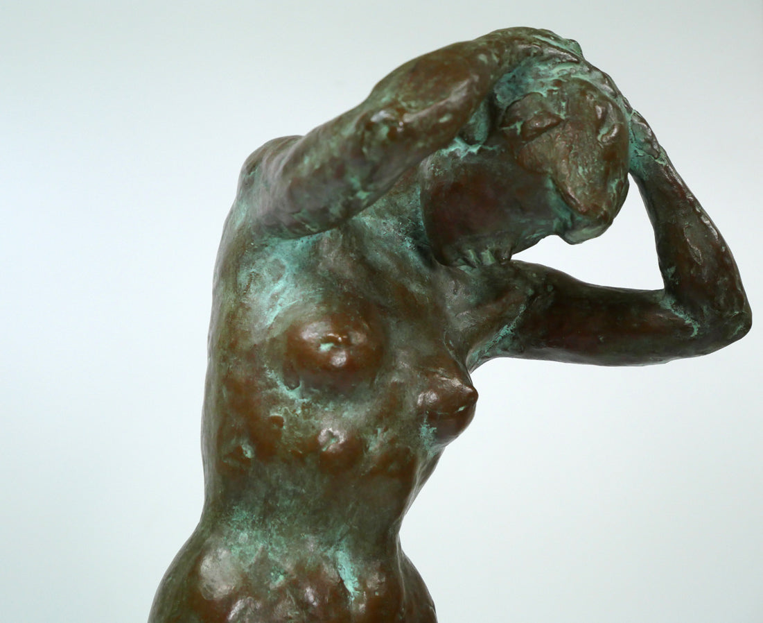 本郷新「裸婦」ブロンズ作品・H50cm 絵画買取・販売の小竹美術