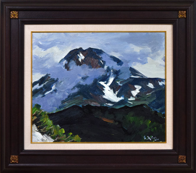 竹内敏彦 絵画 油絵 肉筆油絵 動物画 縁起物 虎図 F20 竹内敏彦 絵画