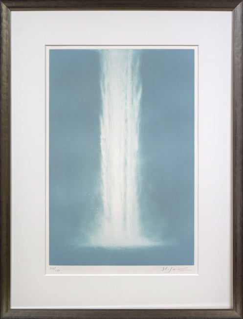 千住博「Waterfall＃20（ウォーターフォール）」フォトエッチング