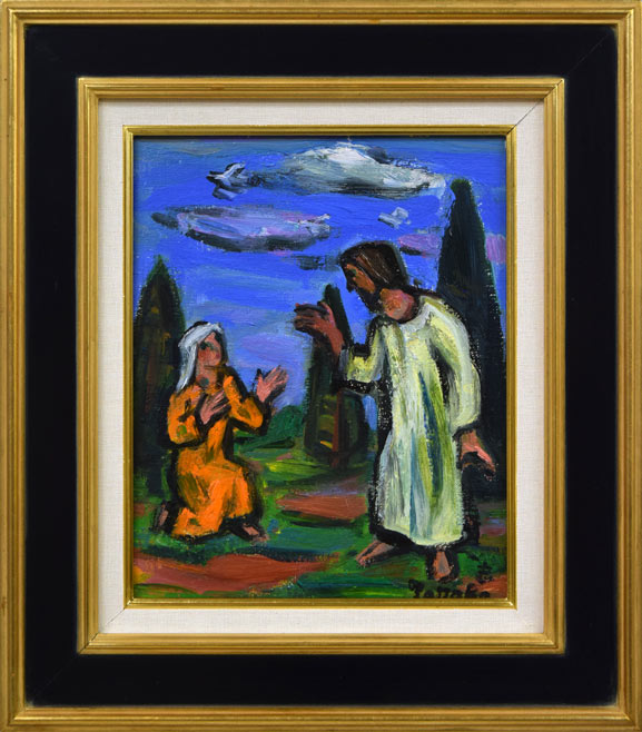 田中忠雄 油絵 キリスト