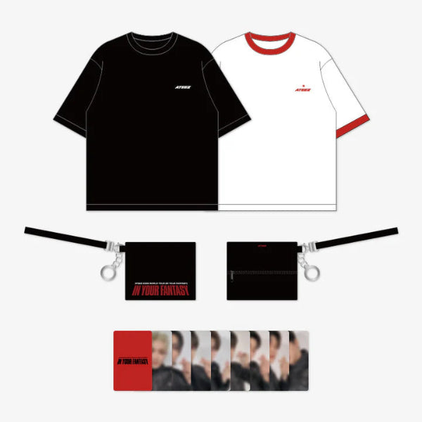 ATEEZ - T-Shirt Set + Mini Pouch [2025 World Tour 'In Your Fantasy