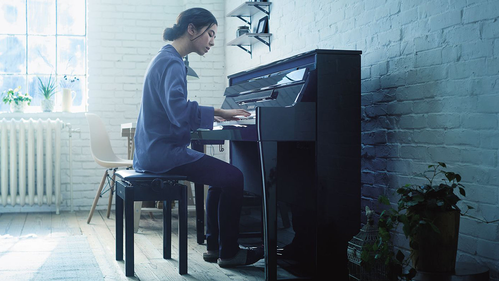 Yamaha AvantGrand NU1XA Hybrid Upright Piano – Kraft Music