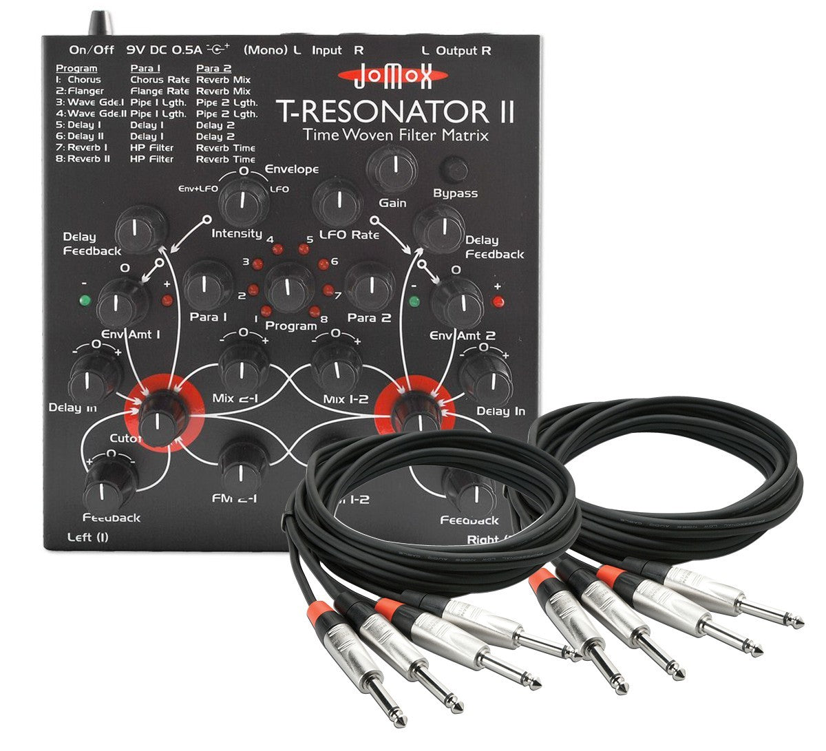 JoMoX T-Resonator II Time Woven Filter Matrix CABLE KIT – Kraft Music