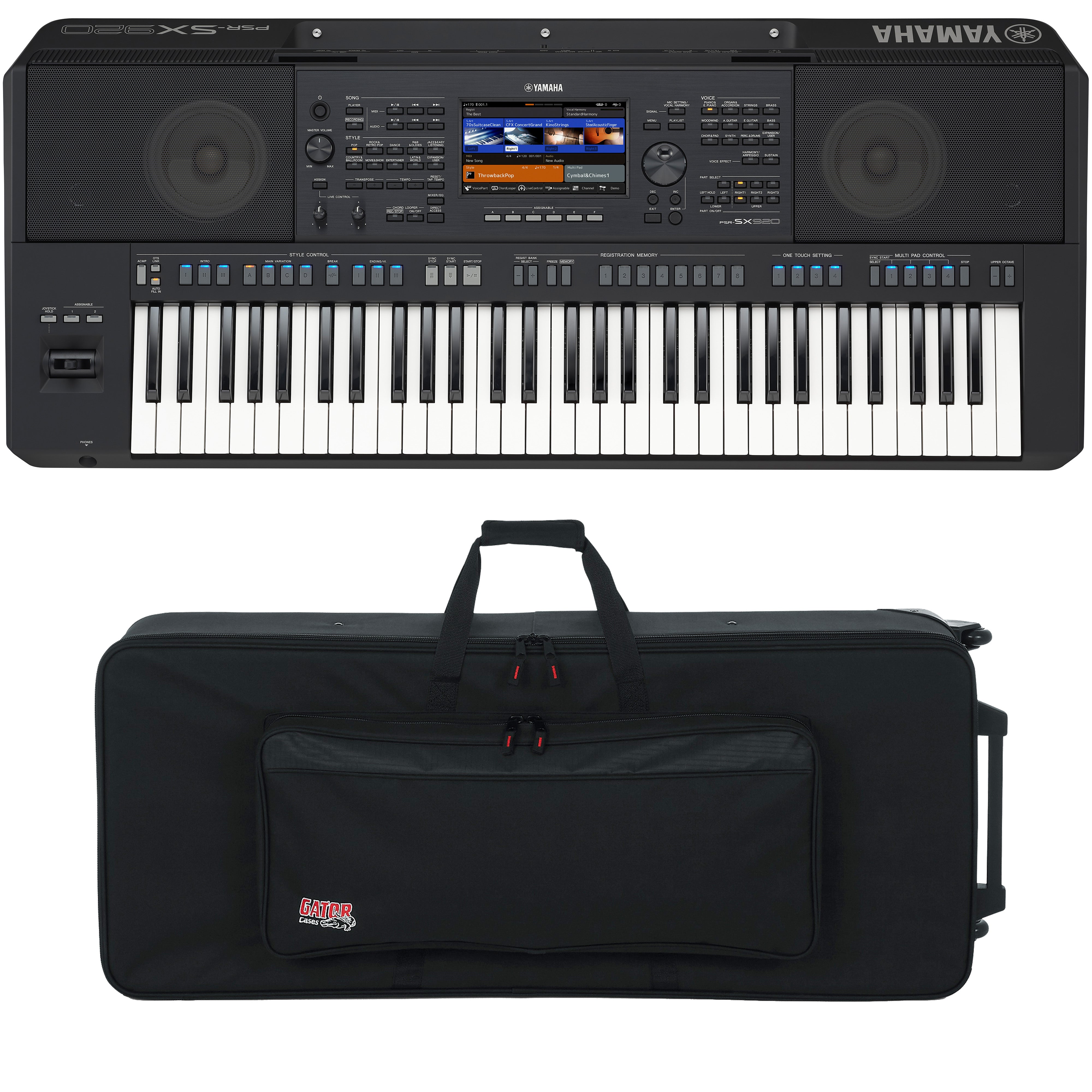 Yamaha PSR-SX920 61-key Arranger Keyboard CARRY BAG KIT – Kraft Music