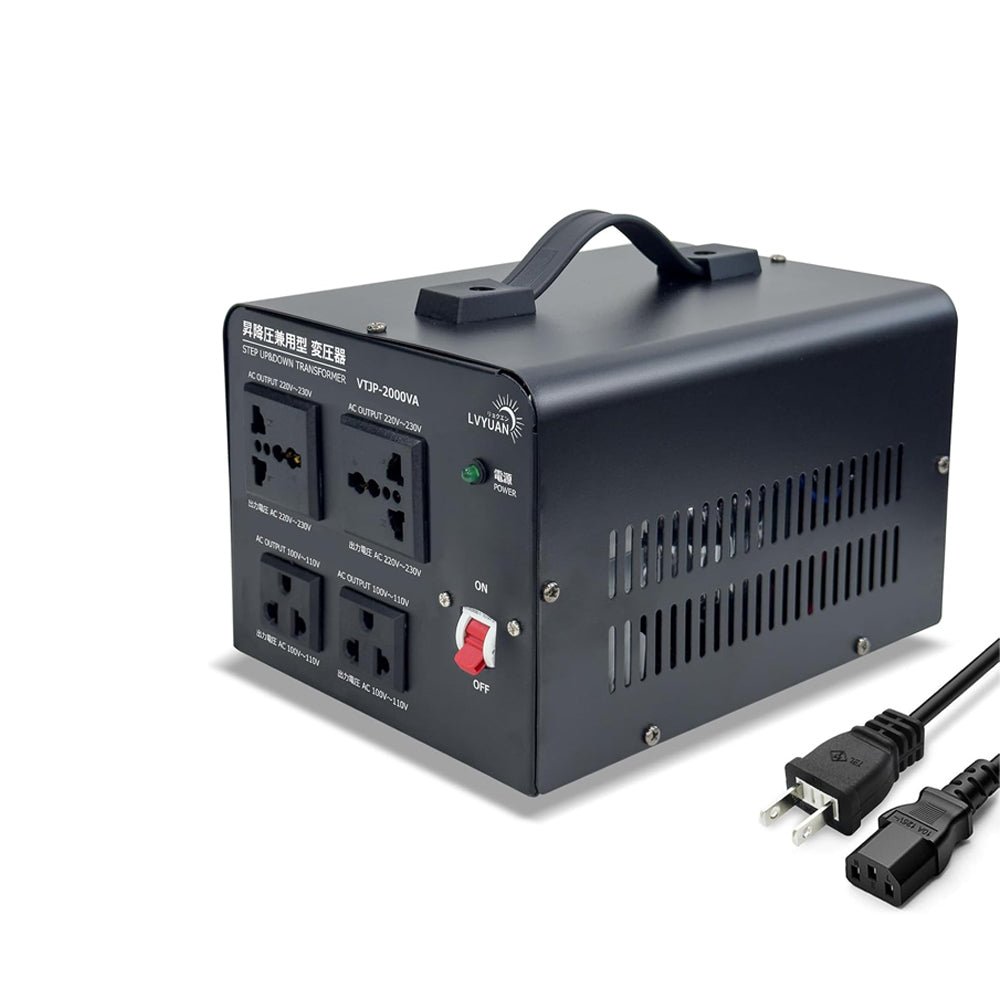 LVYUAN 2000W変圧器 降圧・昇圧兼用型トランス AC100V/110V⇄220V/240V