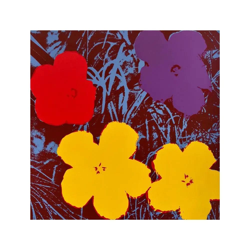 Andy Warhol – Flowers VIII | Official Limited Edition Screenprint