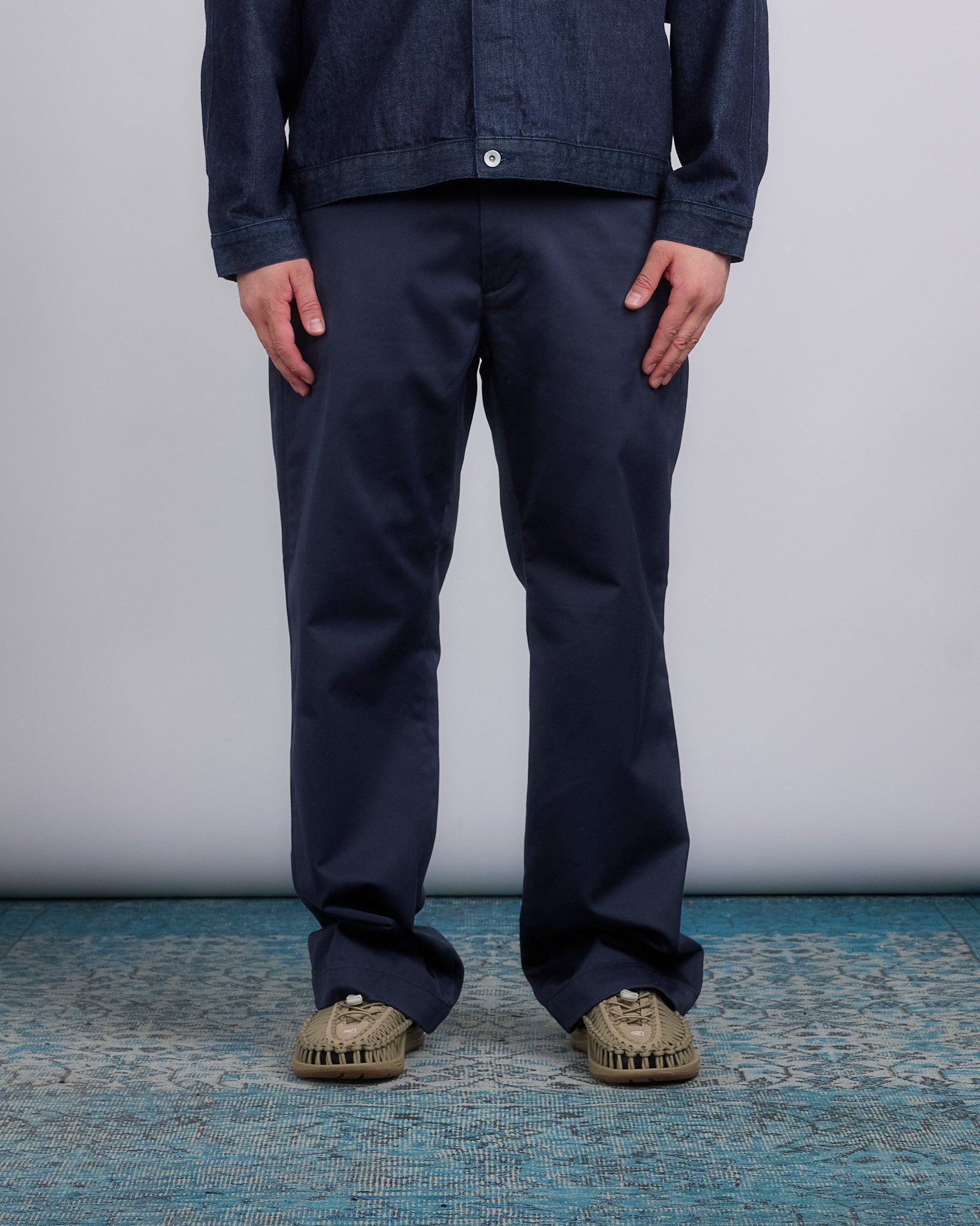 ナナミカ ワイドチノパンツ ブラック nanamica - Wide Chino Pants