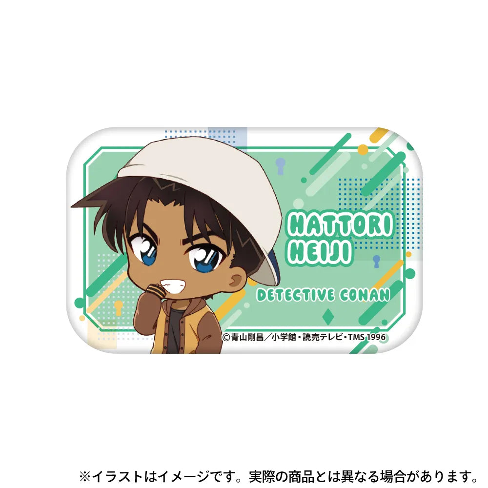 スクエア缶バッジ 服部平次SD｜名探偵コナン – LIBERTAS DREAM