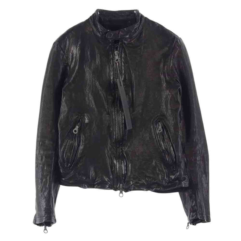 BACKLASH 1254-01 シングルライダースジャケット XL（ブラック