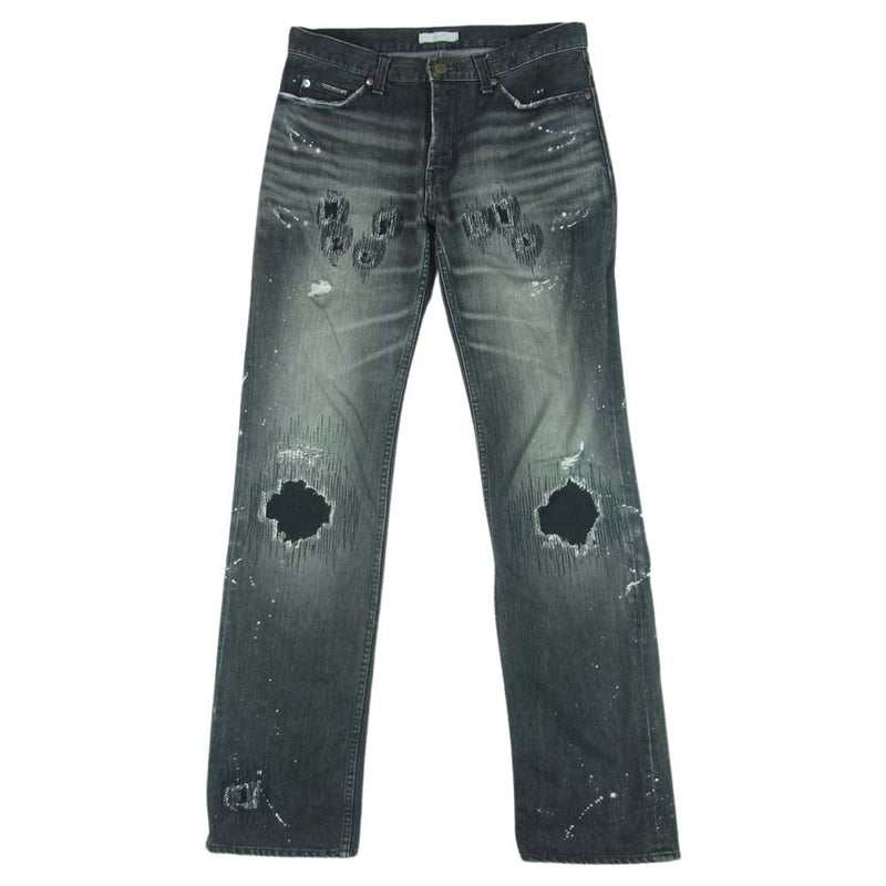 01AW STANDARD期 旧タグ ダメージジーンズ グランジデニム 宮下貴裕