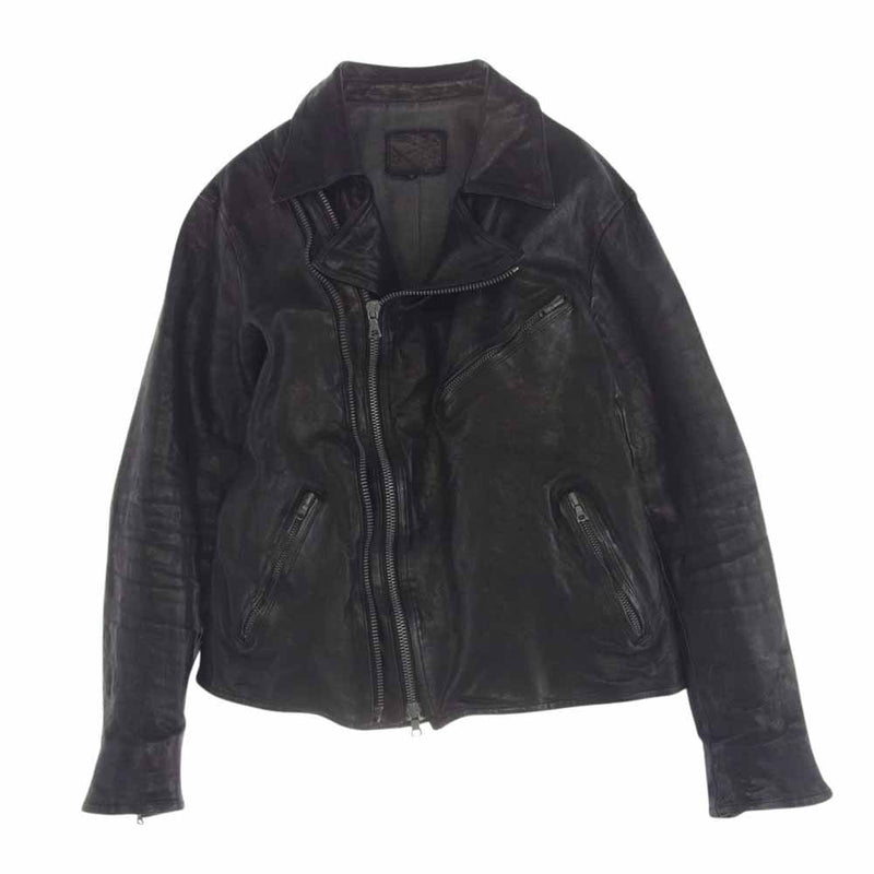 バックラッシュ ベルギーショルダー レザーライダースジャケット 2 M