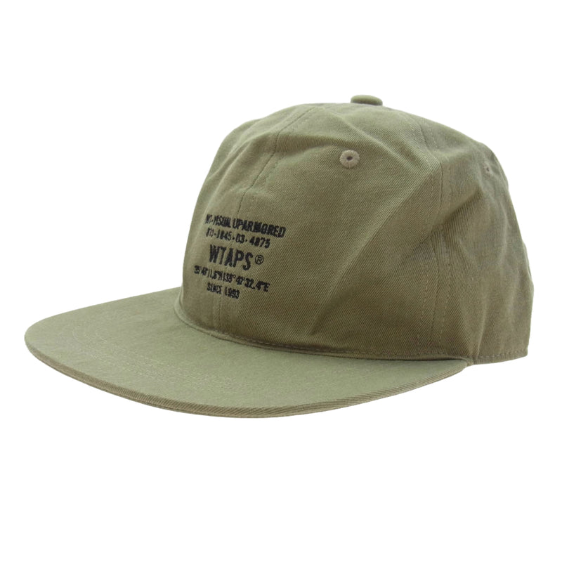 wtaps 21SS T-6H 02 CAP ベージュ WTAPSキャップT-6H 02⁄CAP ⁄ COTTON.