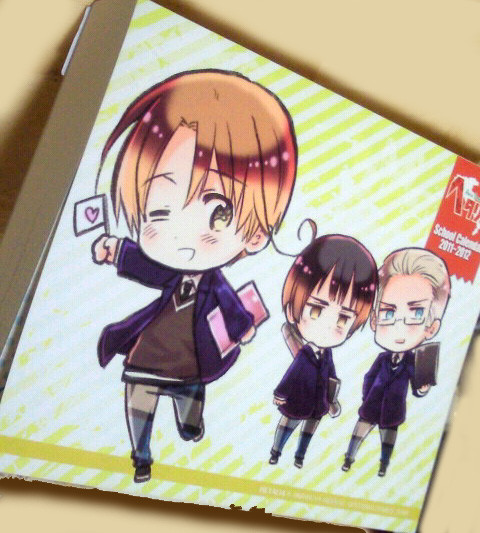 未開封品】ヘタリア 日めくりスクールカレンダー 2010～2011 未開封品