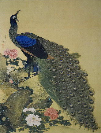 牡丹孔雀図｜円山応挙の細密描写 －若冲との比較｜開館75周年特別展