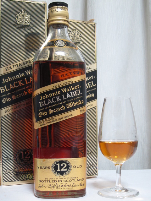 ジョニーウォーカー ブラックラベル ジョニ黒 12年 1980年代後期 香港