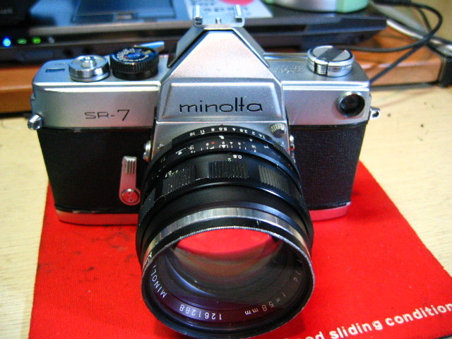 ミノルタ SR-7（初期型）のレストア : カメラと写真が大好きな毎日 +