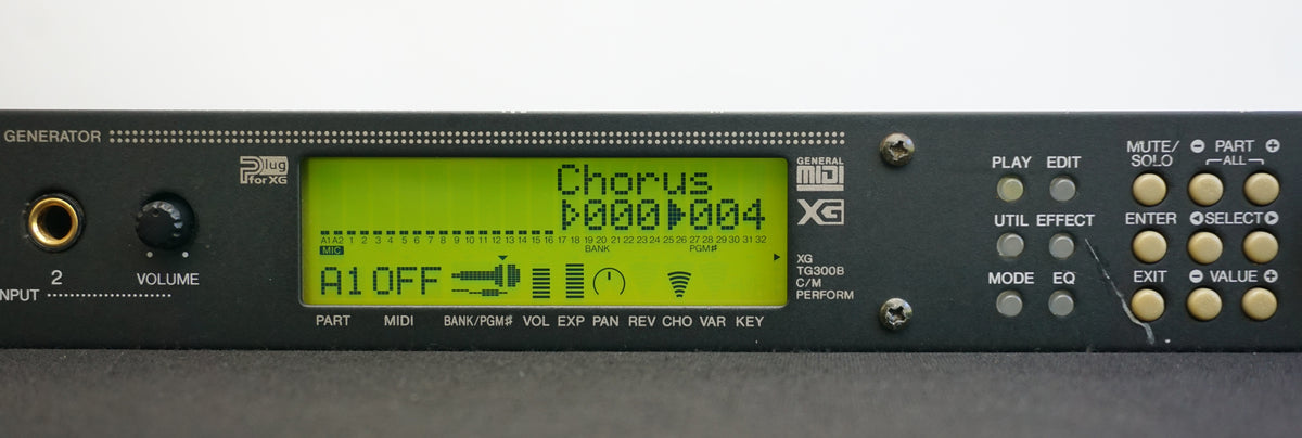 Yamaha MU100R Tone Generator 1U Rack Sound Module Synthesiser