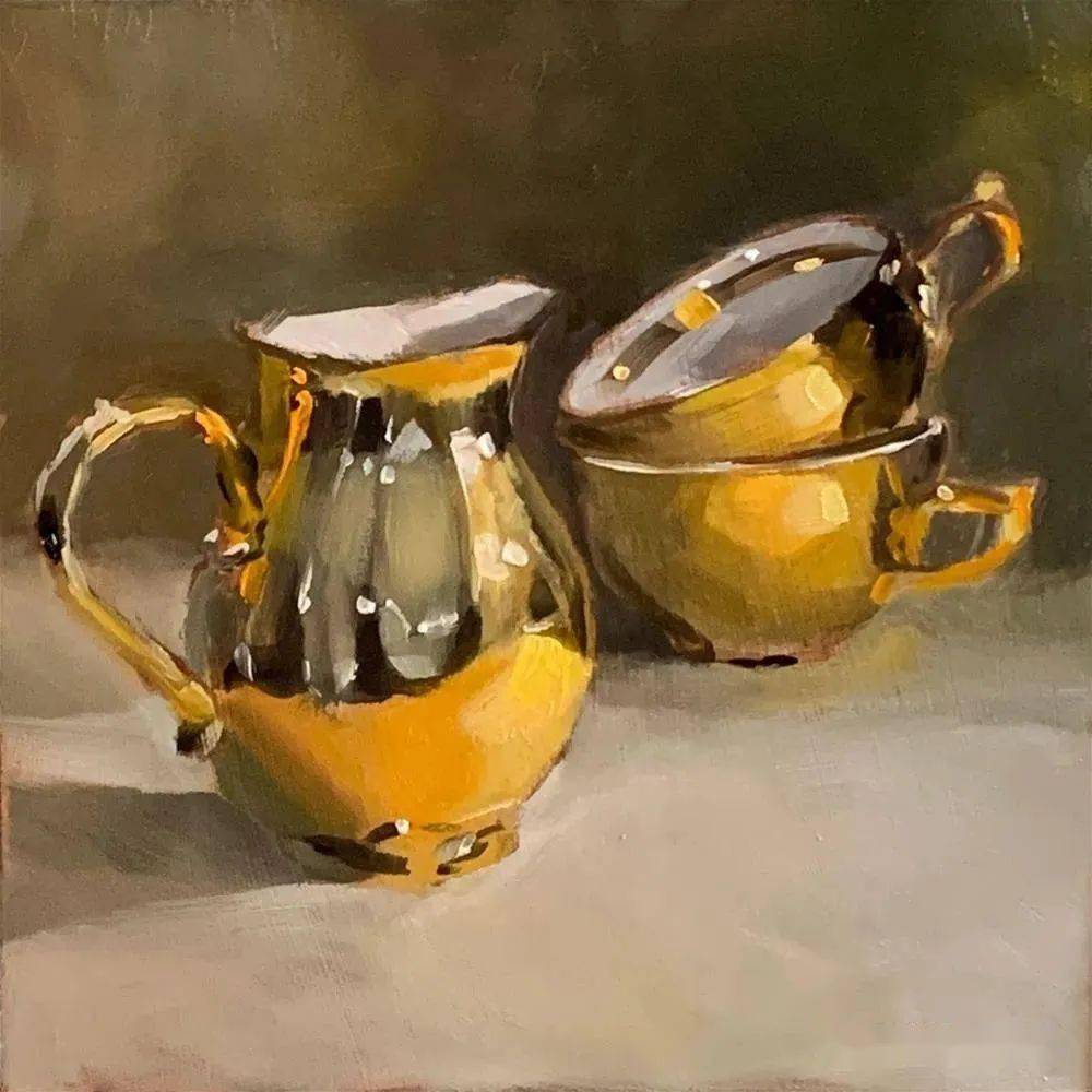 荷兰女画家安斯·德比耶超美的色块，极具质感的静物油画欣赏_搜狐网