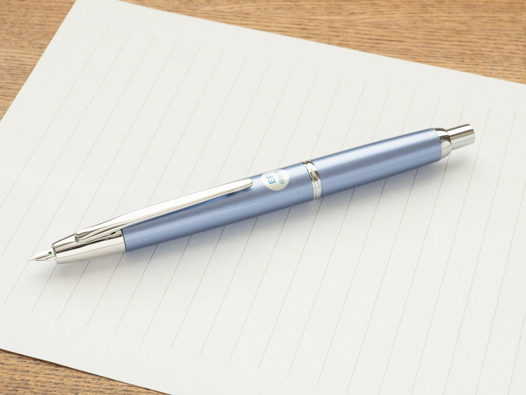 キャップレス デシモ万年筆 ライトブルー – 文化堂 │ Pentonote