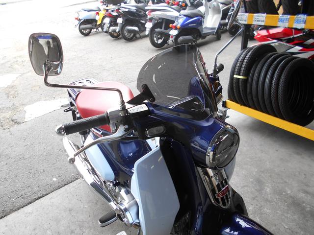 武川メーターバイザーキット スーパーカブC125 最高です（プロス