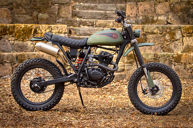 THE X FACTOR. A Honda XR 200 Scrambler by Mexico's Catrina