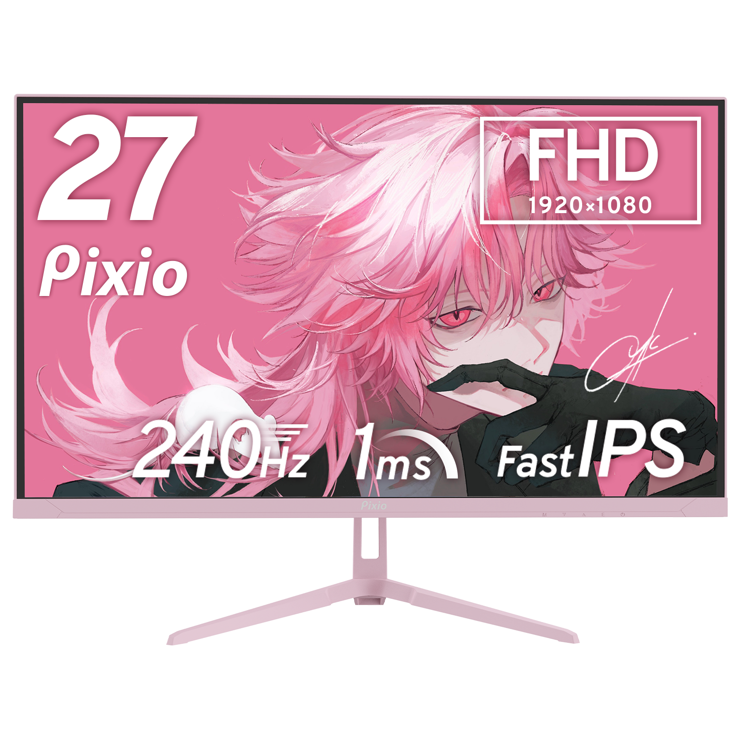 PX279WAVEK / パステルピンク | 27インチ 240Hz FHD FastIPS | Pixio