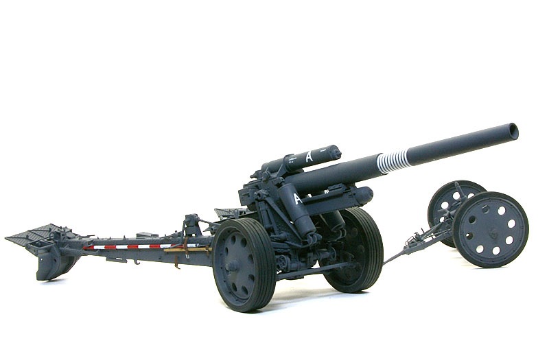 プラモ日記 » 15cm重野戦榴弾砲sFH18 その5 細部の塗分け