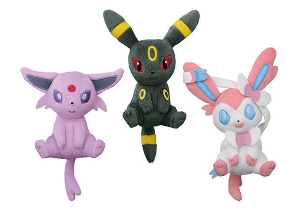 ポケモン イーブイ進化系 ニンフィア ブラッキー ブイズ ぬいぐるみ