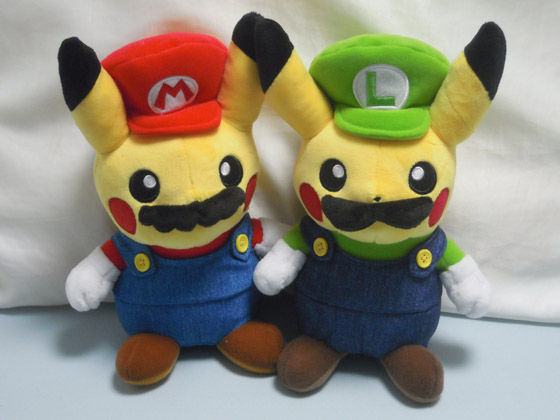 ポケモン ぬいぐるみ マリオ ルイージ ピカチュウ スーパーマリオ