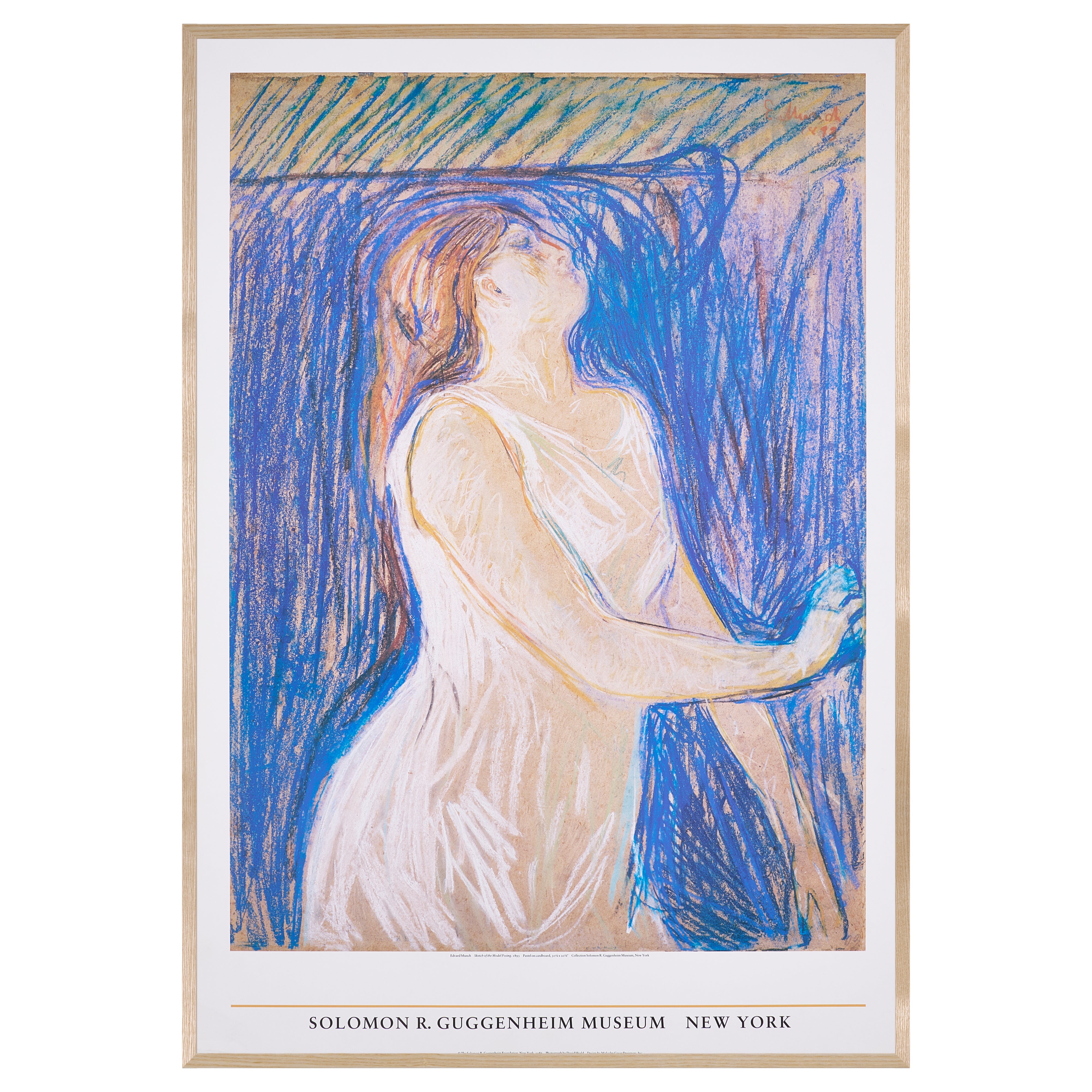 限定10枚】Sketch of the Model Posing 1893 - SOLOMON R. GUGGENHEIM