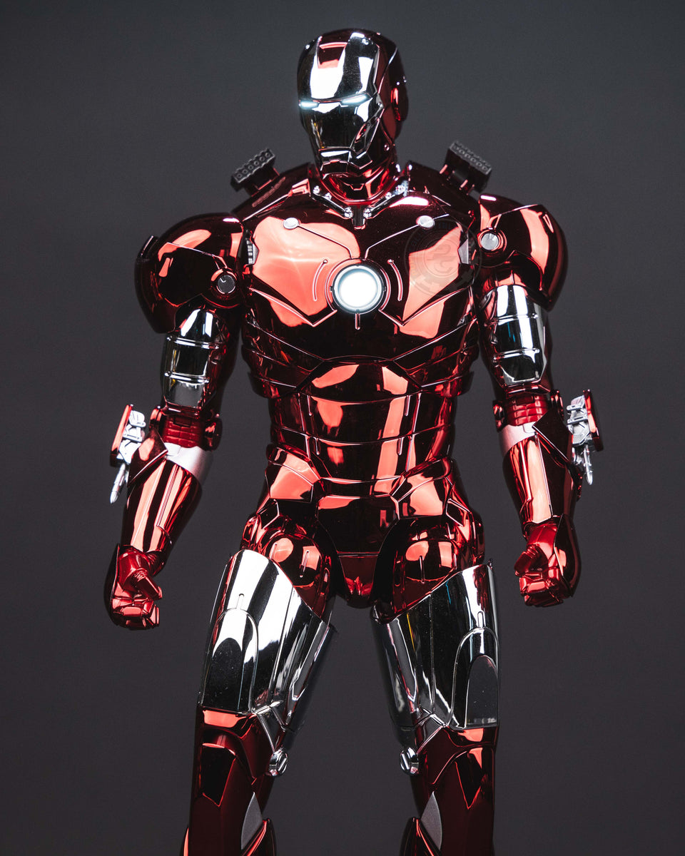 Hot Toys MMS744D64 Ironman Mark III (Red & Chrome Version