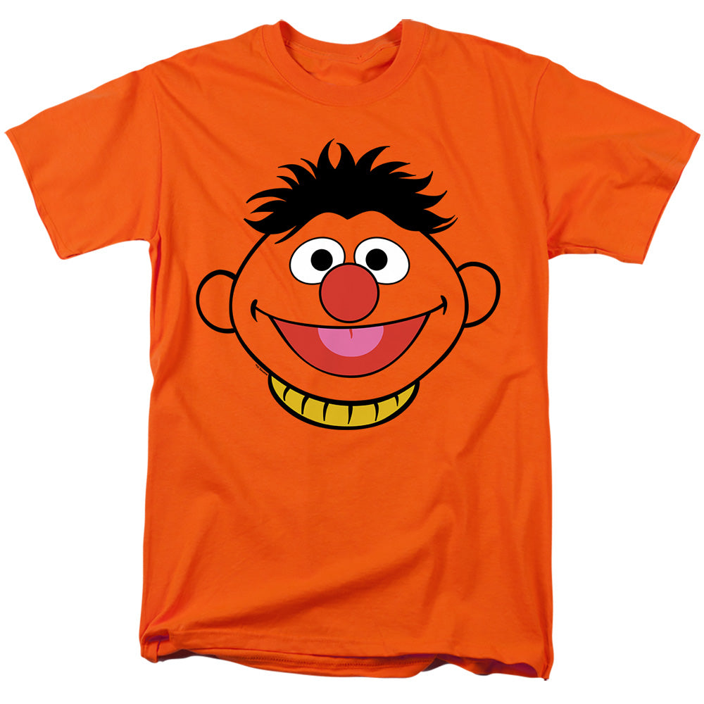 Sesame Street Ernie Full Face Adult Unisex T Shirt Orange – Popfunk
