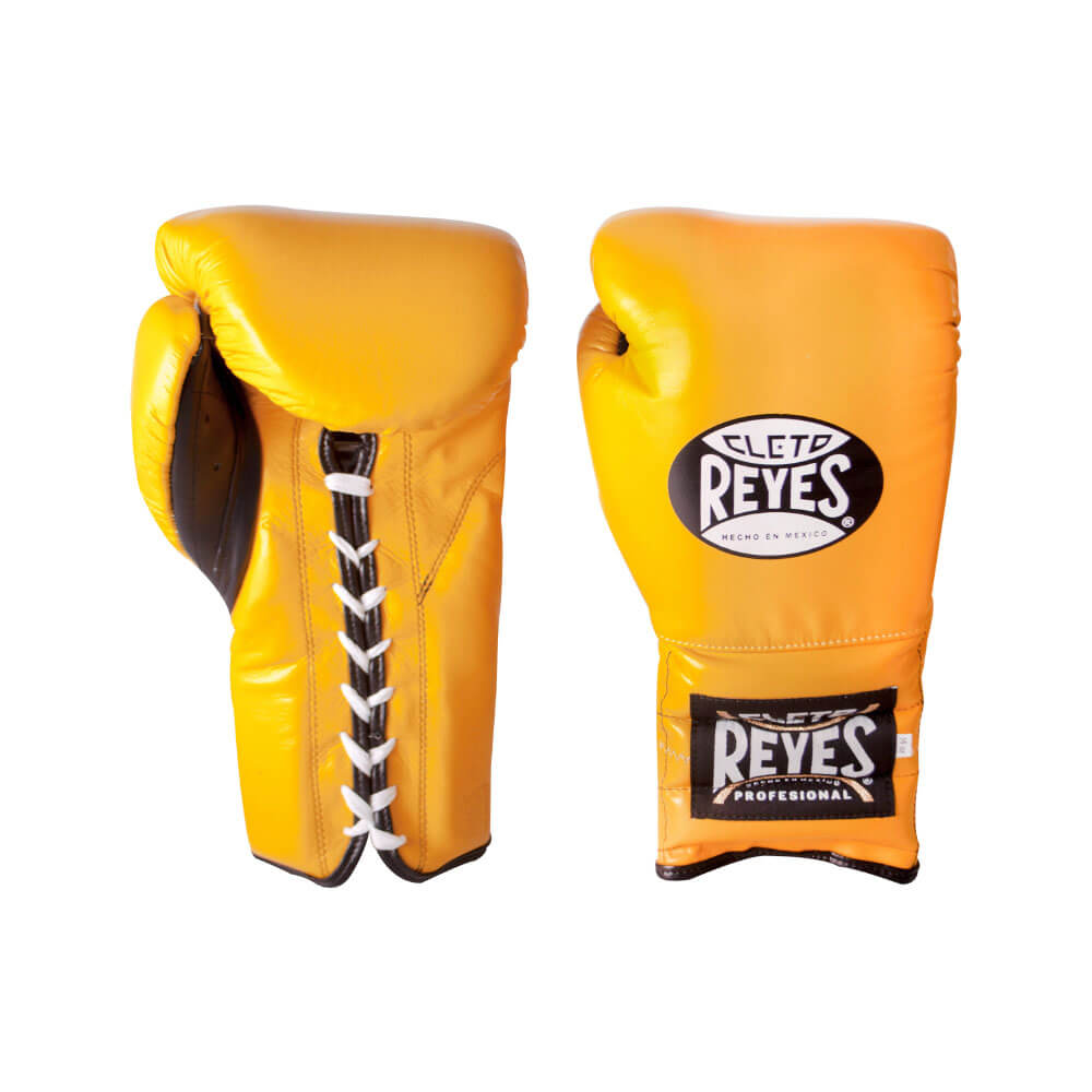 Cleto Reyes Traditional Lace Gloves - Yellow – Pro Boxing Supplies