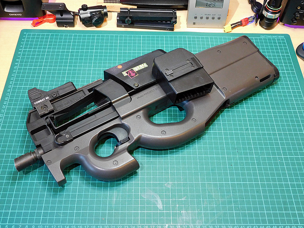 マルイ P90のオーバーホールとハイサイ化 その1: ～Pavement to